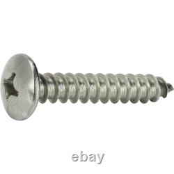 #0 Truss Head Sheet Metal Screws Self Tapping Phillips Stainless Steel All Sizes