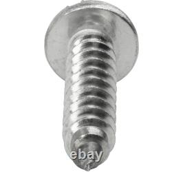#10 Pan Head Sheet Metal Screws Stainless Steel Slotted Type A Self Tap All Size