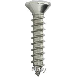 #10 Self Tapping Sheet Metal Screws Phillips Oval Head Stainless Steel All Sizes