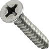 #12 Phillips Flat Head Self Tapping Sheet Metal Screws Stainless Steel All Sizes