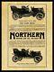 1908 Northern Motor Cars, Detroit New Metal Sign 24x30 Usa Steel Xl Size 7 Lb