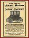 1909 Baker Electric Vehicle Co. New Metal Sign 24x30 Usa Steel Xl Size 7 Lb