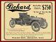 1910 Pickard Motor Cars, Brockton New Metal Sign 24x30 Usa Steel Xl Size 7 Lb