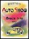 1917 Boston Auto Show Poster Style New Metal Sign 24x30 Usa Steel Xl Size 7 Lb