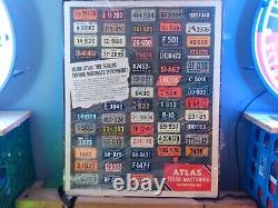 1951 Atlas Tires License Plate New Metal Sign 24 x 30 USA STEEL XL Size 7#