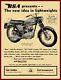 1960 Bsa Sportsman Motorcycles New Metal Sign 24x30 Usa Steel Xl Size 7 Lb
