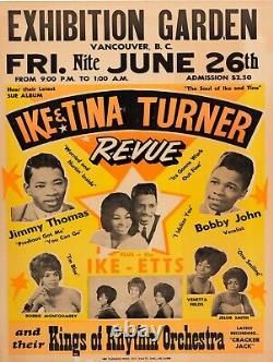 1964 Tina Turner Concert NEW Metal Sign 24x30 USA STEEL XL Size 7 lb