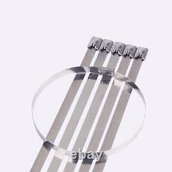 201 Stainless Steel Cable Tie Ties Heat Exhaust Wrap Metal Zip Tie Various Sizes