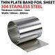 304 Stainless Steel Thin Plate Band Foil Sheet Metal Strip Roll Various Sizes