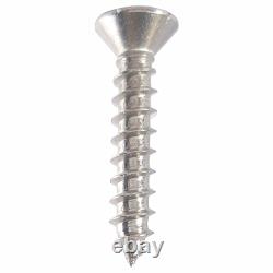 #6 Oval Head Sheet Metal Screws Stainless Steel Square Drive All Sizes