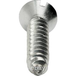 #8 Sheet Metal Screws Stainless Steel Oval Head Slotted Type A Tapping All Size