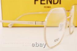 Brand New FENDI Eyeglass Frames FE 50053U 028 Gold Men Women Size 55mm