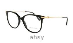 Brand New Giorgio Armani Eyeglasses AR 7128 5017 Rx Authentic Black Frame Case S