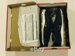 Brand New! Nike Air Max 97 Midnight Run Navy Metallic 921826-400 Men's Size 12