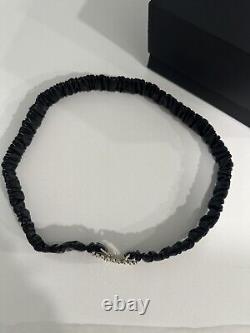 CHANEL Belt 2020 Crystals Black Stretch BRAND NEW Receipt Size 80