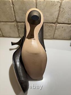 CYDWOQ Vintage Hemera Boot Leather Metallic Gray Size 37.5 7.5 US BRAND NEW
