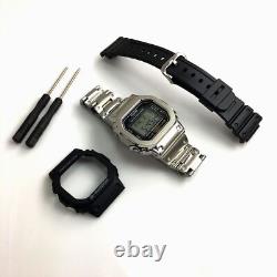 Casio G-Shock DW5600 Mod Steel Bezel Bracelet 5600 Full Metal Custom