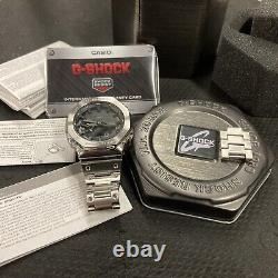 Casio G-Shock Full Metal GMB2100D-1A Solar Bluetooth Steel Men's Watch