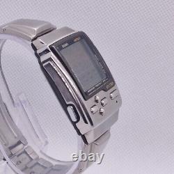 Casio HOTBIZ Quartz Digital DB-2000 Data-Bank Memory Protect Vintage Men's Watch