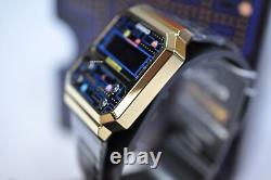 Casio Vintage A100WEPC PAC-MAN Digital Black/Gold Watch A100WEPC-1B Limited Ver