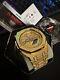 Casioak G-shock Ga2100-gb1a Mod With Full Diamond Gold Stainless Steel Strap
