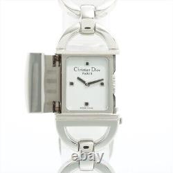 Christian Dior Pandiola D78-100 SS QZ White Dial
