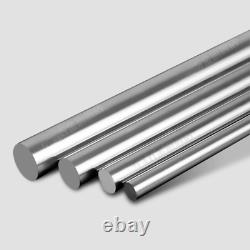 Chromed 45# Steel Round Solid Metal Bar Rod Hardened 5mm-50mm Various Size