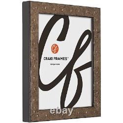 Craig Frames Rivet, 1.25 Inches Wide Pitted Steel Picture Frame