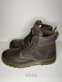 Dr. Martens Heavy Industrial Steel Toe Work Winch Boots Mens Size 14 Brown New