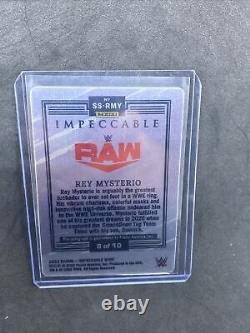 FOTL Panini Impeccable WWE REY MYSTERIO Stainless Stars Auto Be Gold /10