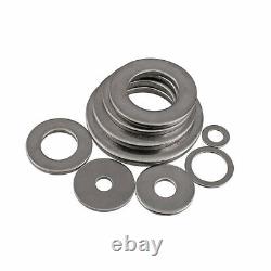 Flat Washer 316 Stainless Steel, choose size (M2 M3 M4 M5 M6 M8-M24)