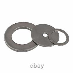 Flat Washer 316 Stainless Steel, choose size (M2 M3 M4 M5 M6 M8-M24)