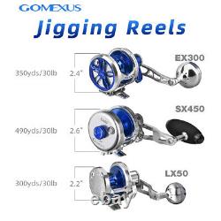 Gomexus Slow Jigging Reel Right Hand Saltwater Offshore Fishing 7.11 60lbs
