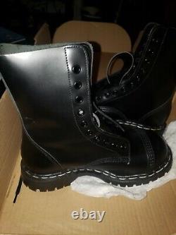 Gripfast 10 Eyelet Steel Toe Boots Black Uk size 4, Us Womens 6