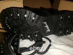 Gripfast 10 Eyelet Steel Toe Boots Black Uk size 4, Us Womens 6