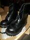Gripfast 10 Eyelet Steel Toe Boots Black Uk Size 5, Us Womens 7