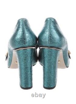 Gucci GG Mormont Metallic heels size 37 (7 womens)