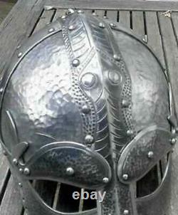 Handmade Valsgarde viking helmet metallic one size fit most for gift item