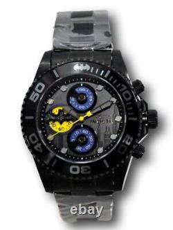 Invicta DC Comics Batman Mens 43mm Limited Ed Black Chronograph Watch 29061