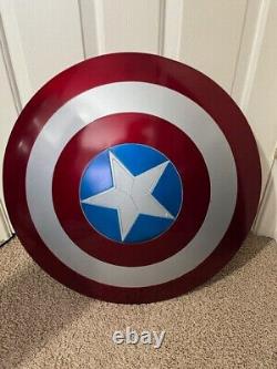 Marvel Captain America Shield Full Size Metal Replica Handmade Cosplay New Gift