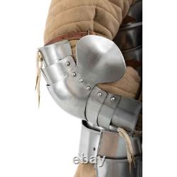 Medieval Imperial Floating Elbow Arm Armour Metallic One Size