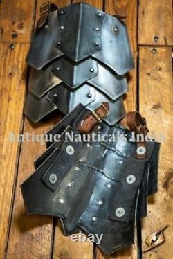 Medieval Tassets Armor with Leather Belt Metallic One Size Full Wearable Gift
