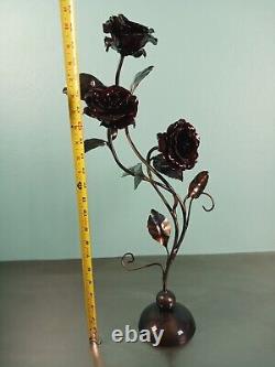 Metal Roses Handmade Mother's day steel Anniversary Valentines