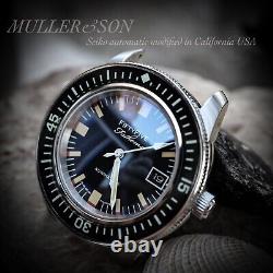 Müller&Son Barakuda Watch Mod made from Seiko SNZH Fifty Five Fathoms+Bracelet