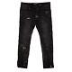 Nwt Purple Brand Black Wash Metallic Silver Jeans Size 33 $240