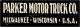 Parker Motor Truck Co. New Metal Sign, 16 X 48 Usa Steel Xl Size 8#