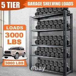 SLSY Adjustable Shelving Heavy Duty Metal Storage Shelves Utility Warehouse
