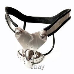 Stainless Steel Male Chastity Belt Device Chastity Cage for Men Metal Lock